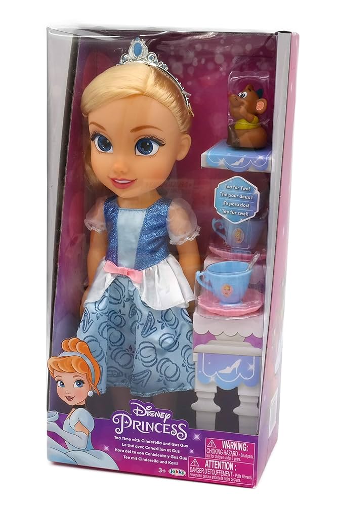 シンキングドール　シンデレラ Disney Princess Swirling Lights Up Cinderella Doll Blue
